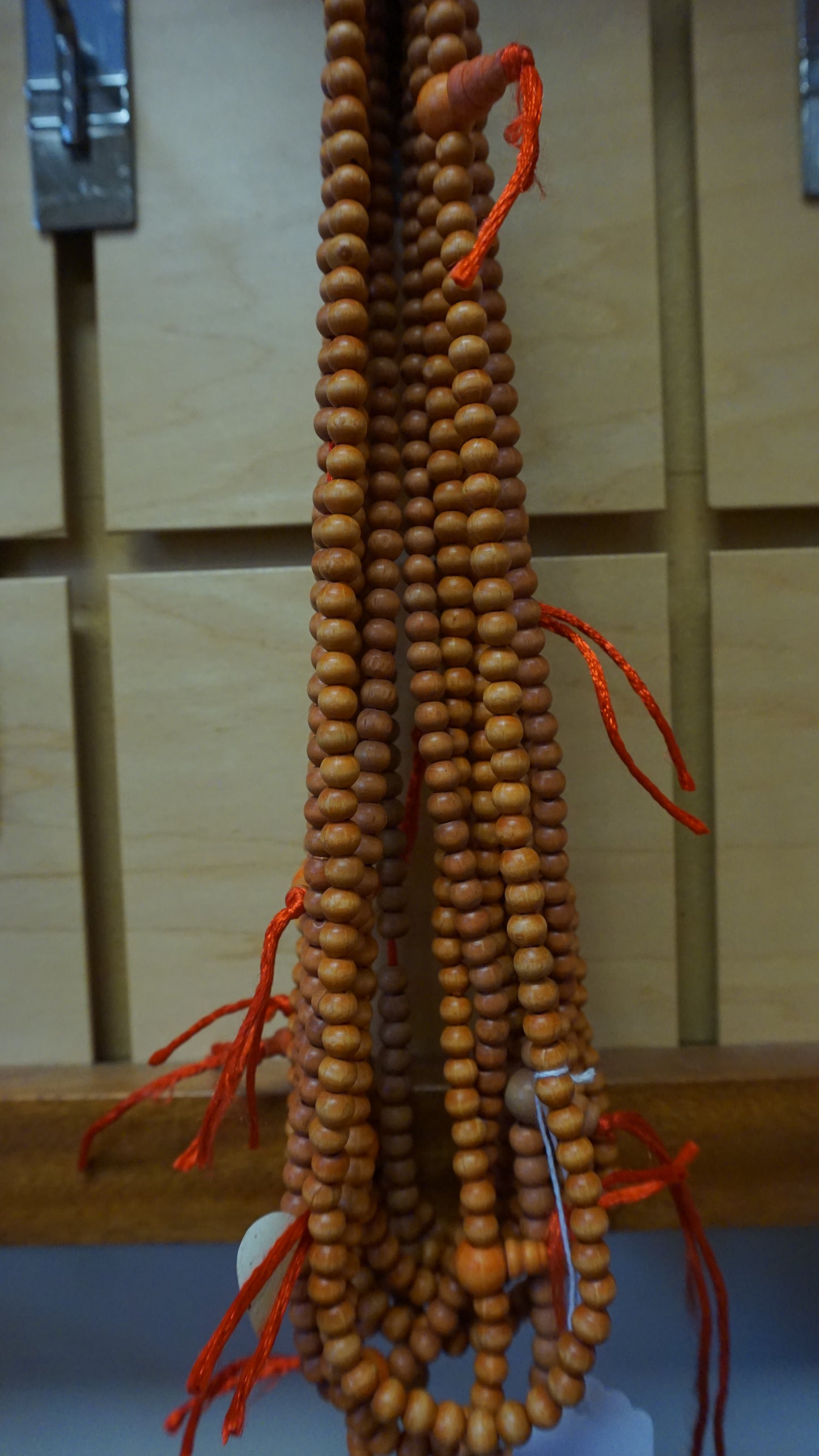 Orange Wooden Bead.