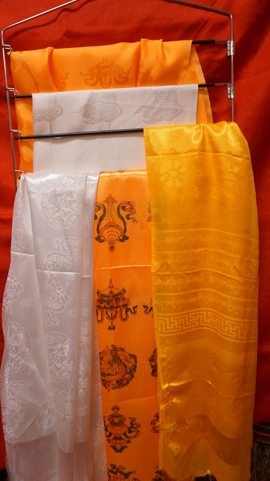 Multi-color Printed High Quality Tibetan Offring Khatag