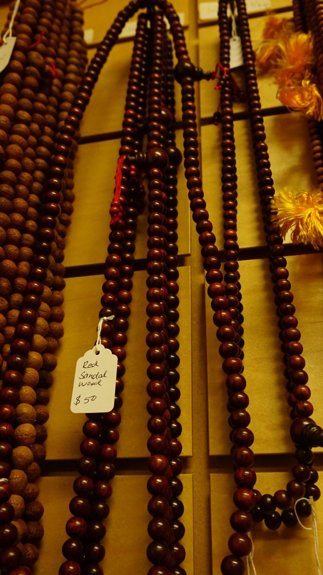 Medium Red Sandlewood Mala Beads
