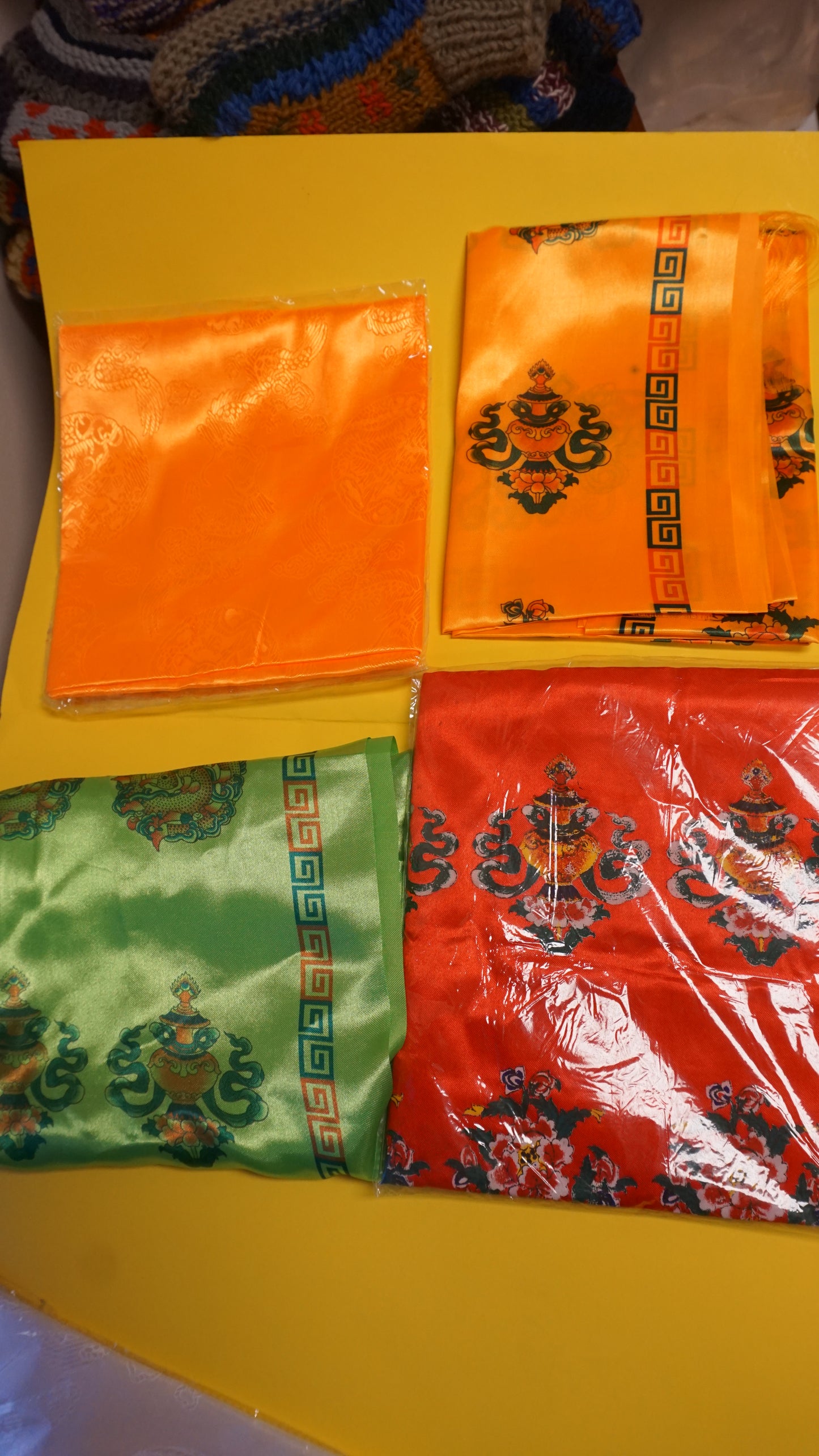 Multi-color Printed High Quality Tibetan Offring Khatag