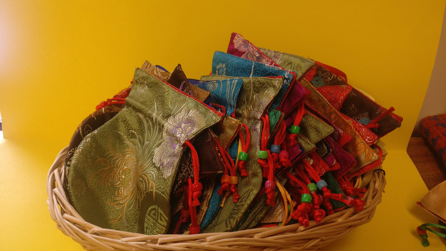 Small Drawstring Mala-type Bags