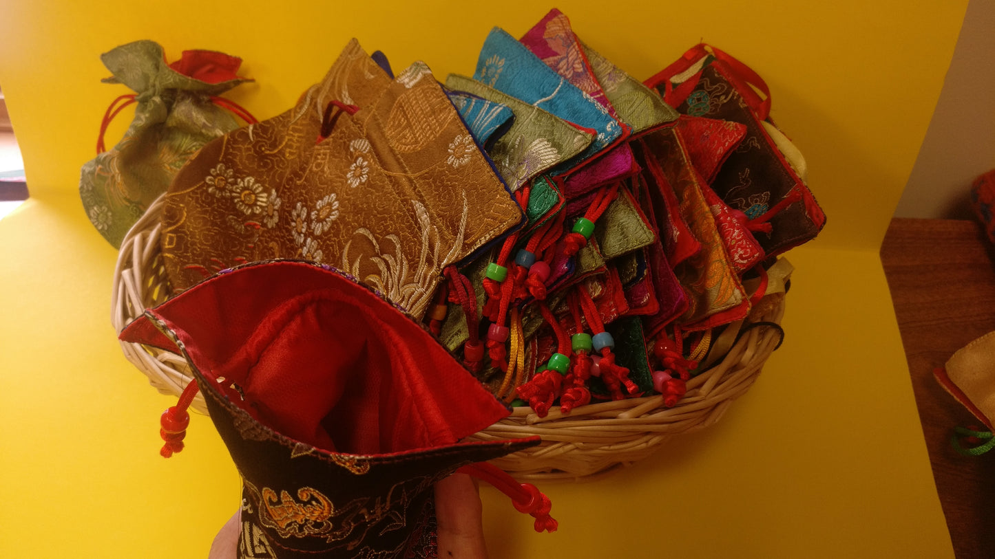 Small Drawstring Mala-type Bags